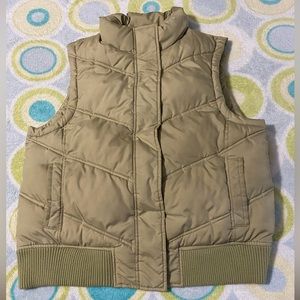 Gap Puffer Vest Women’s Large Green
